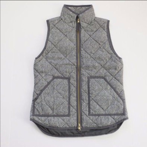 J. Crew Jackets & Blazers - J.Crew Herringbone Vest